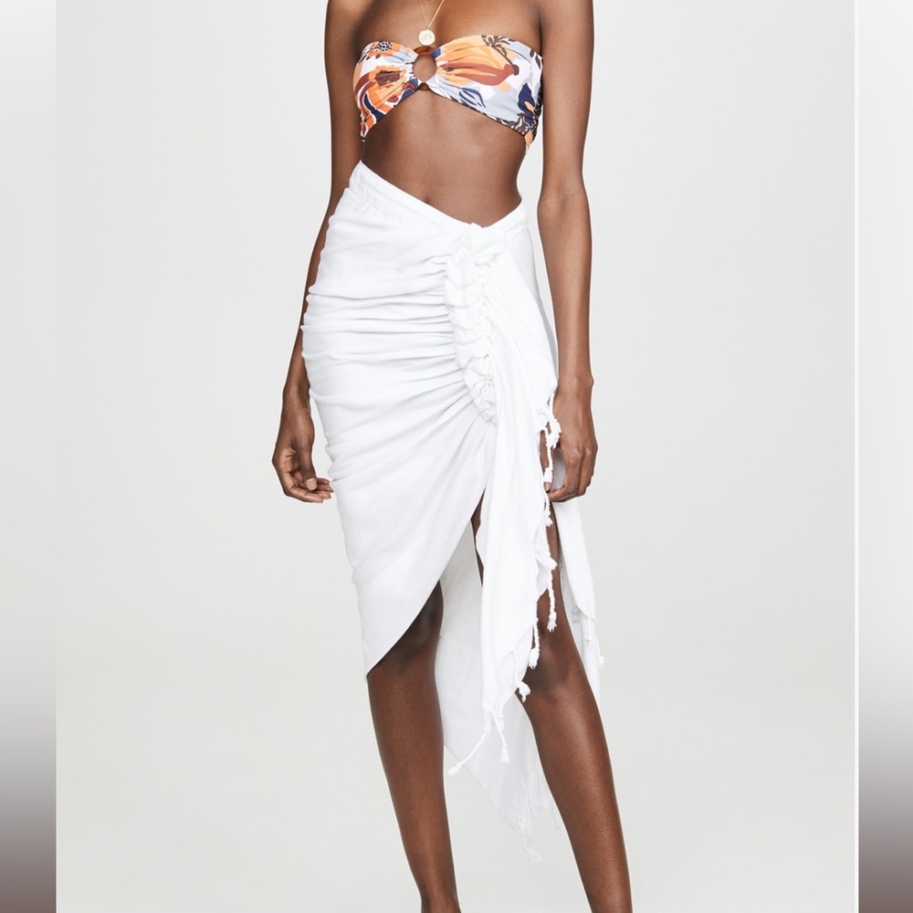 Just Bee Queen Tulum Linen/Cotton Skirt